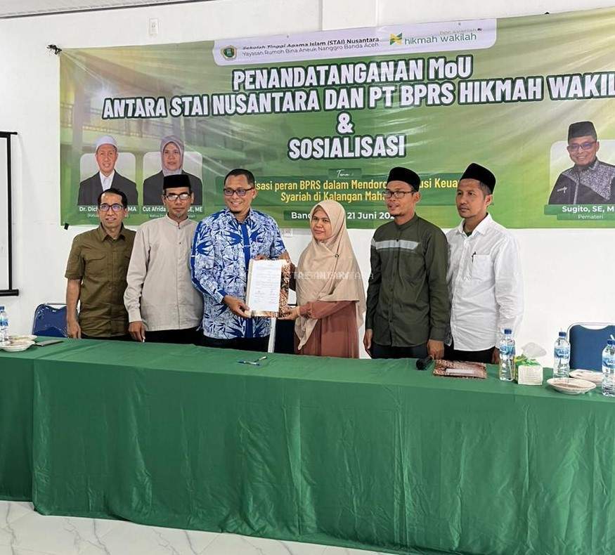 Sinergi Kampus dan Bank Syariah: STAI Nusantara Teken MoU dengan BPRS Hikmah Wakilah